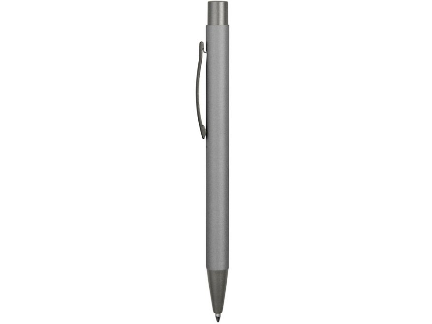 Ручка металлическая soft touch шариковая Tender, серый