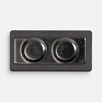 Значок Magnet Matto, серый металлик