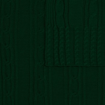 Плед Remitti, темно-зеленый (хвойный)