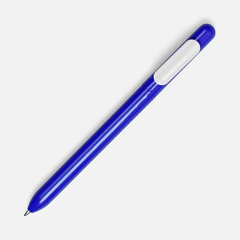 Ручка шариковая Swiper, синяя с белым