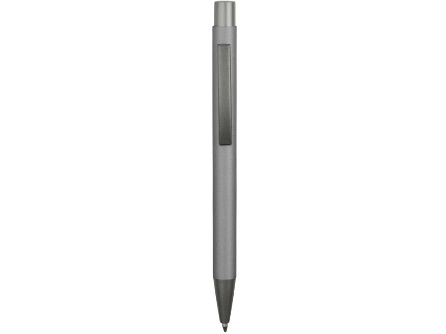 Ручка металлическая soft touch шариковая Tender, серый