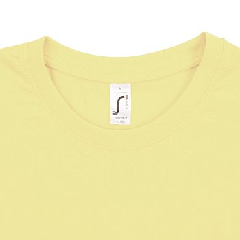 Футболка унисекс Regent 150, светло-желтая