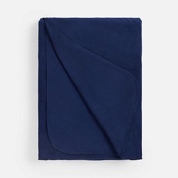 Флисовый плед Warm&Peace, синий