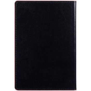 Ежедневник Alanis, недатированный, черный с красным